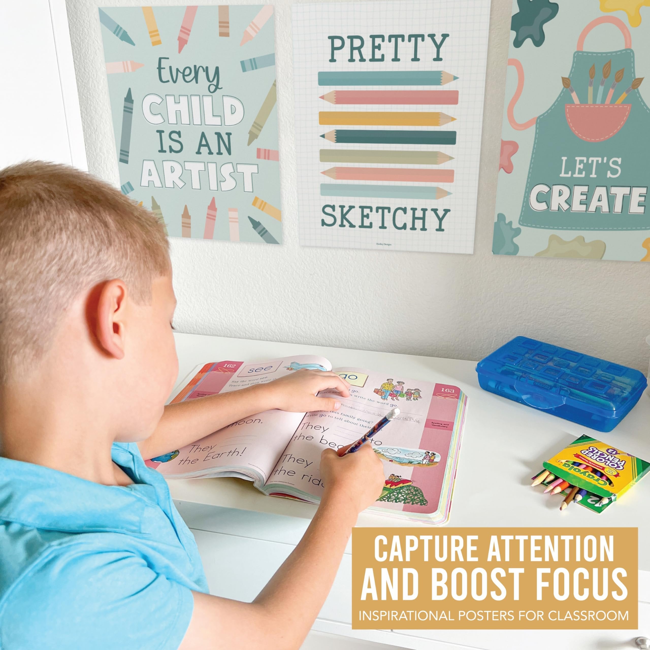 Art Motivational Posters | Set of 6 | Art Classroom Supplies