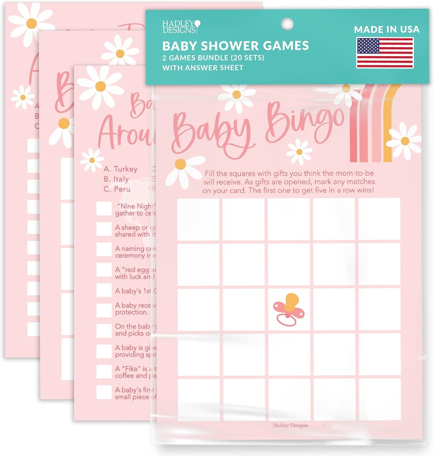 20 Retro Baby Shower Games For Girl - Hilarious Baby Shower Games Girl –  Hadley Designs