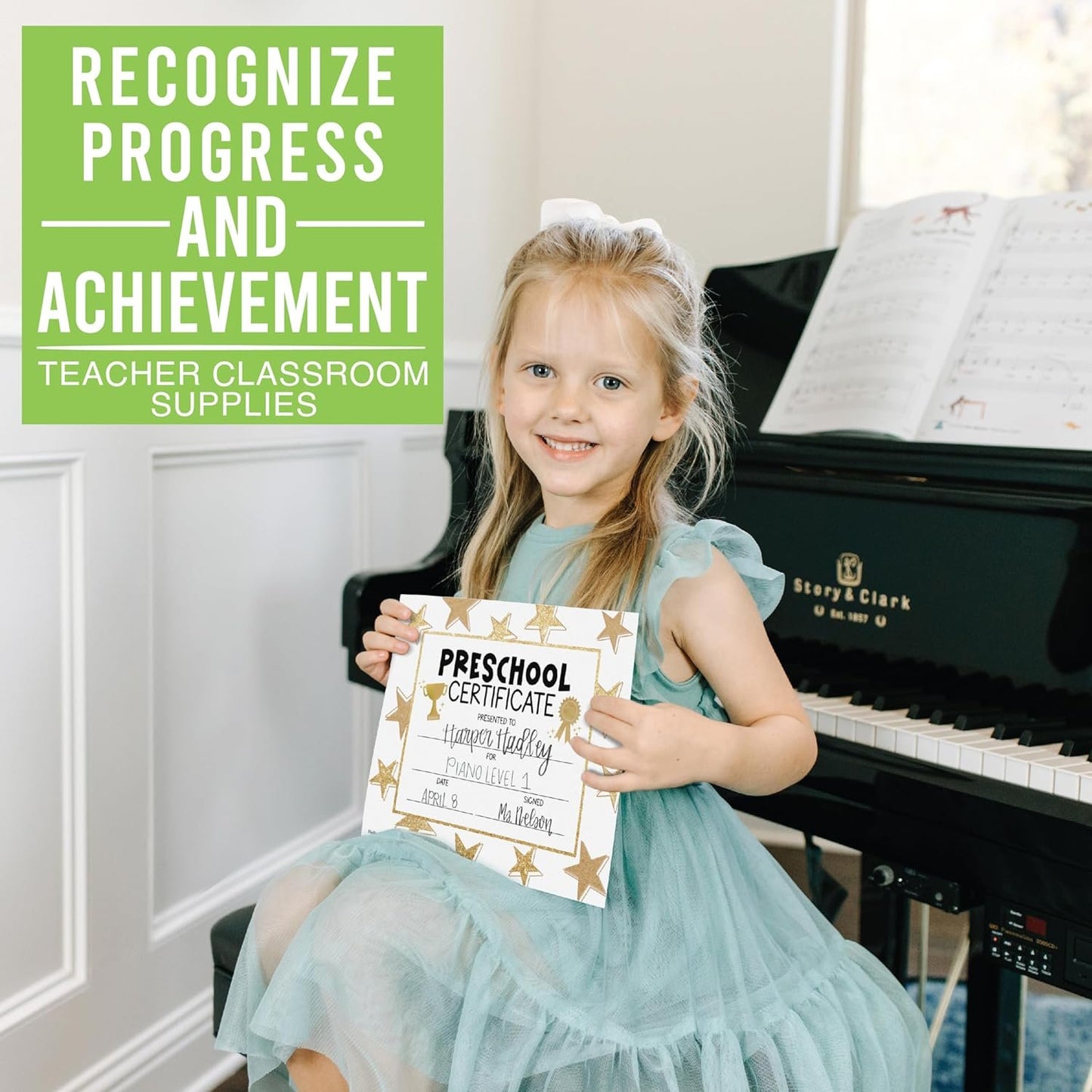 25 Gold Star Preschool Graduation Certificates - Prek Diploma Certificate Of Achievement, Preschool Diploma Certificate For Kids, Preschool Certificate, Pre K Certificate, Prek Graduation Certificates