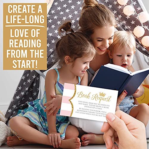 Book Request Cards | Set of 25 | Baby Shower Supplies