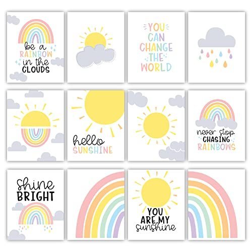 Nursery Wall Art | Set of 6 | Nursery Home Decor