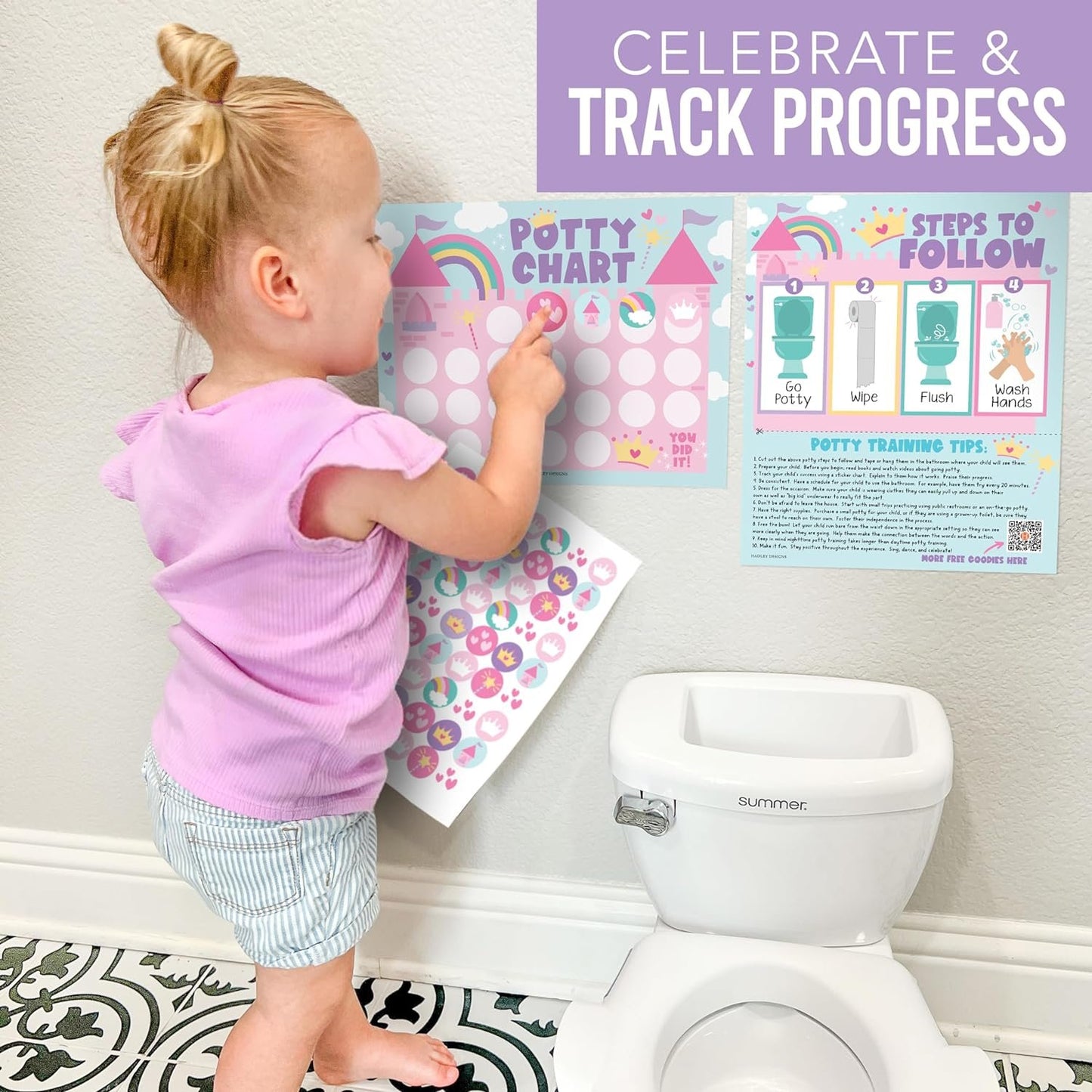 Princess Potty Training Chart | Sticker Charts | Early Education