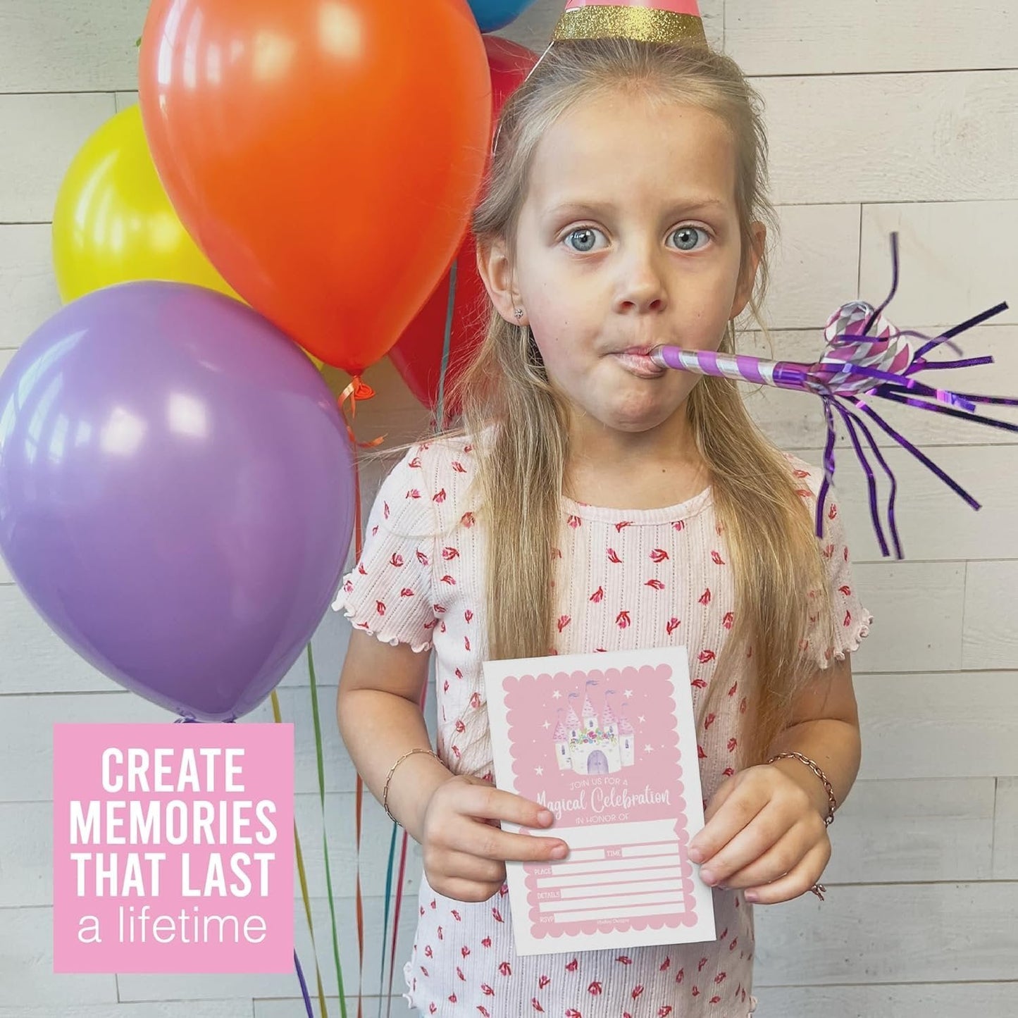 Birthday Girl Invitations | Set of 15 | Kid's Party