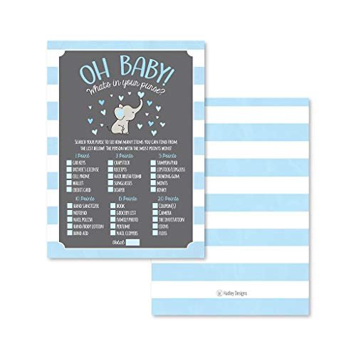What's In Your Purse Game | Set of 25 | Baby Shower Games
