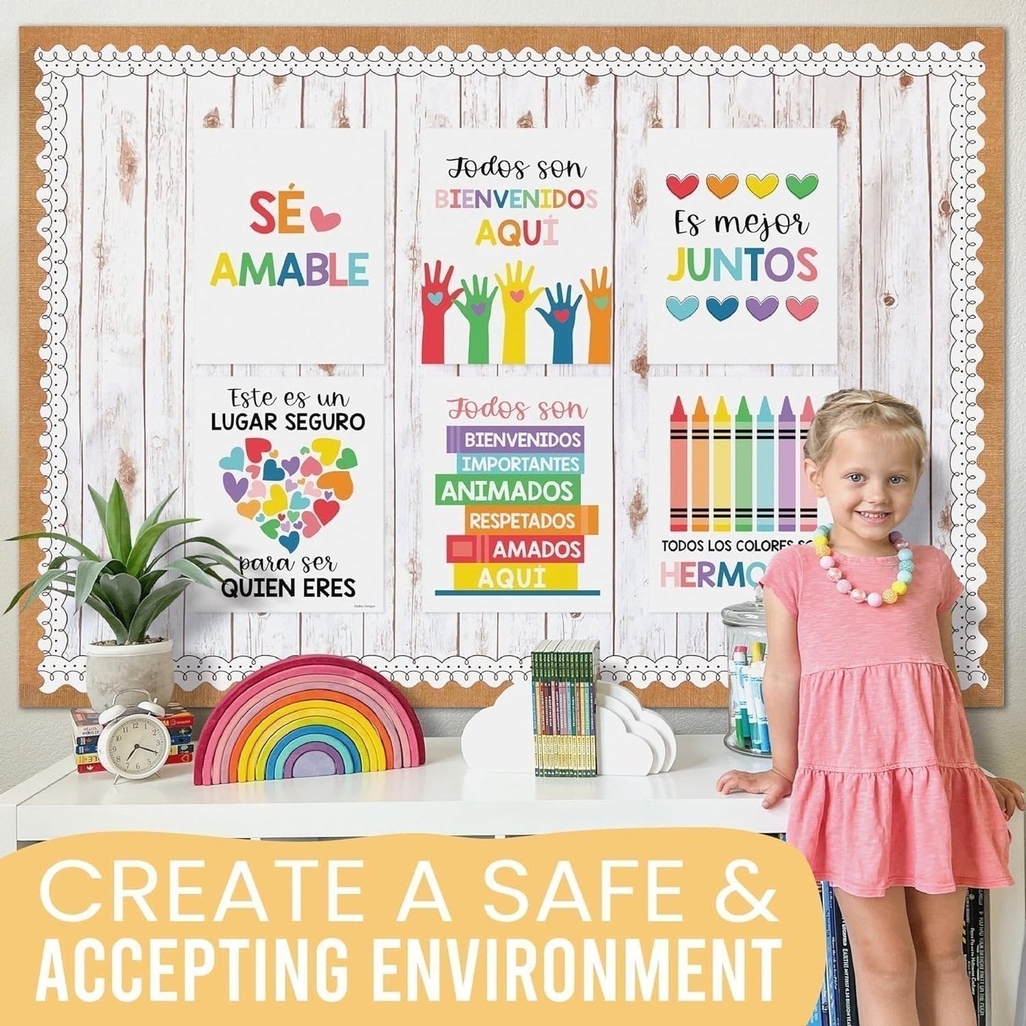 Spanish Diversity Posters | Set of 6 | Spanish Educational Supplies