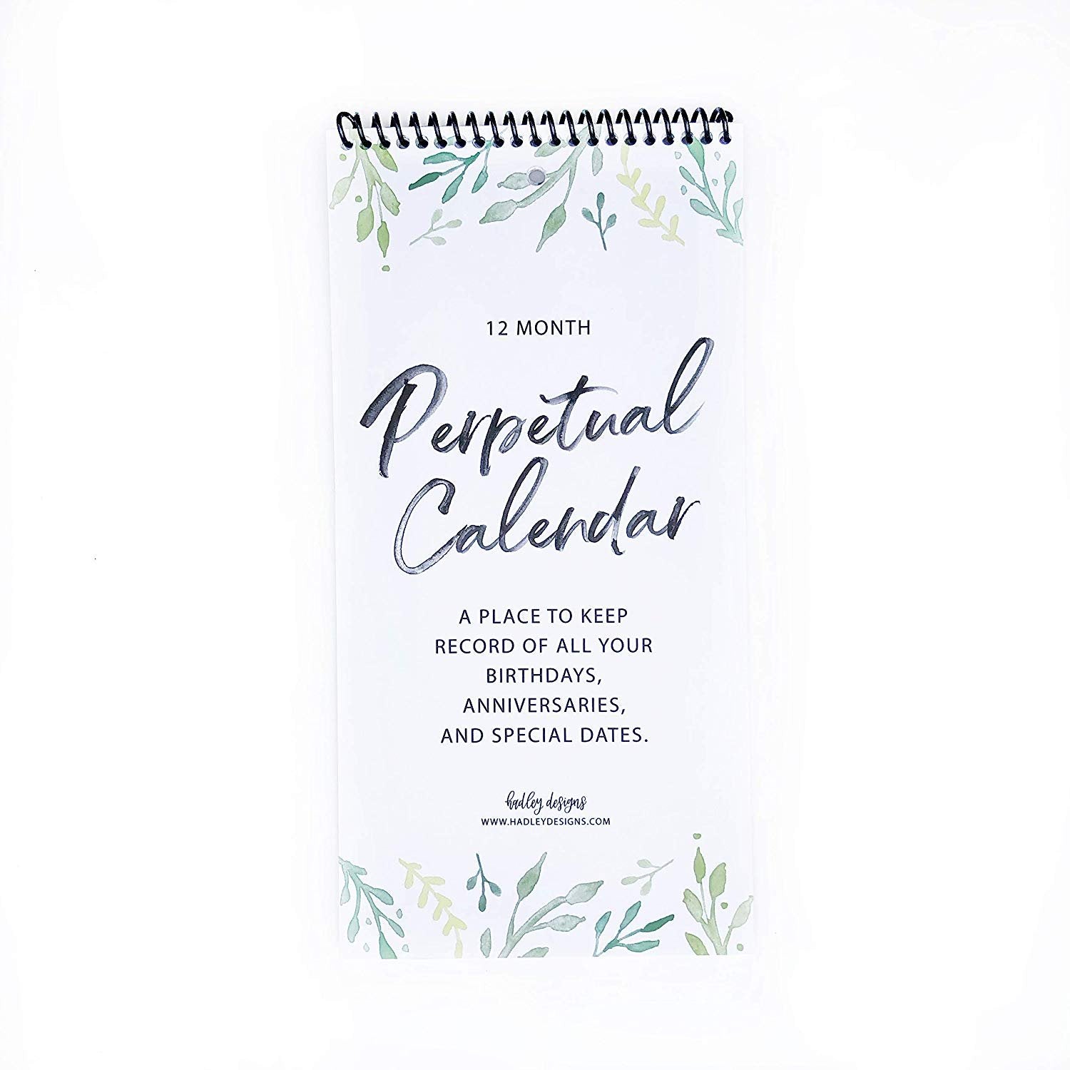 Perpetual Calendar | 12 Months | Home & Organization