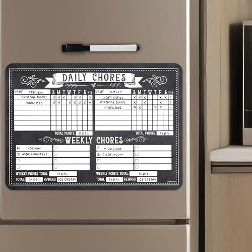 Multiple Kids Chore Chart | Magnetic | Charts & Posters