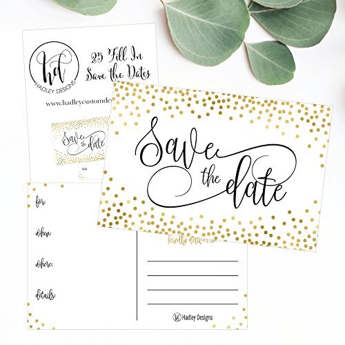 Save The Date Postcards | Set of 25 | Greeting Cards