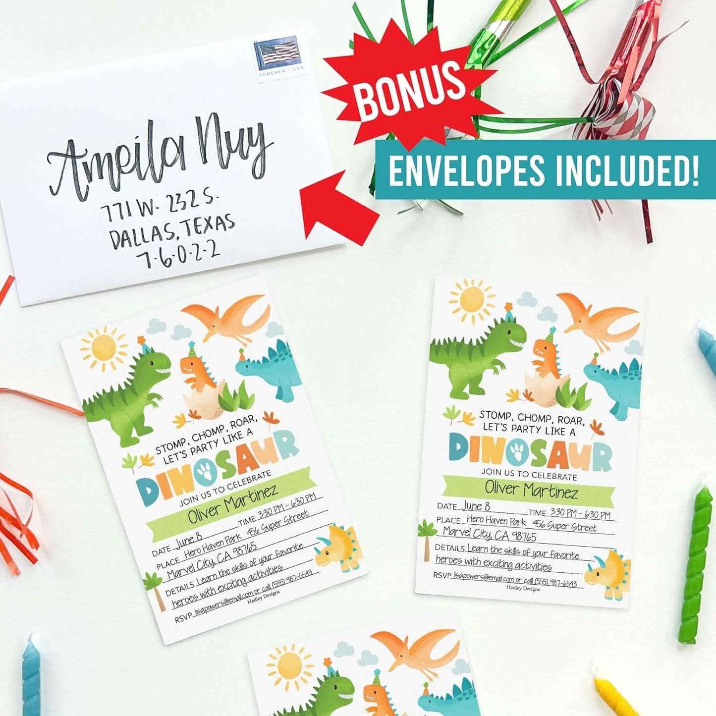 15 Dinosaur Birthday Invitations For Boys - Dino Birthday Invites For Boy, Trex Birthday Party Invitations For Boys Birthday Invitations, Boy Birthday Invitations Boy, Invitations For Birthday Party