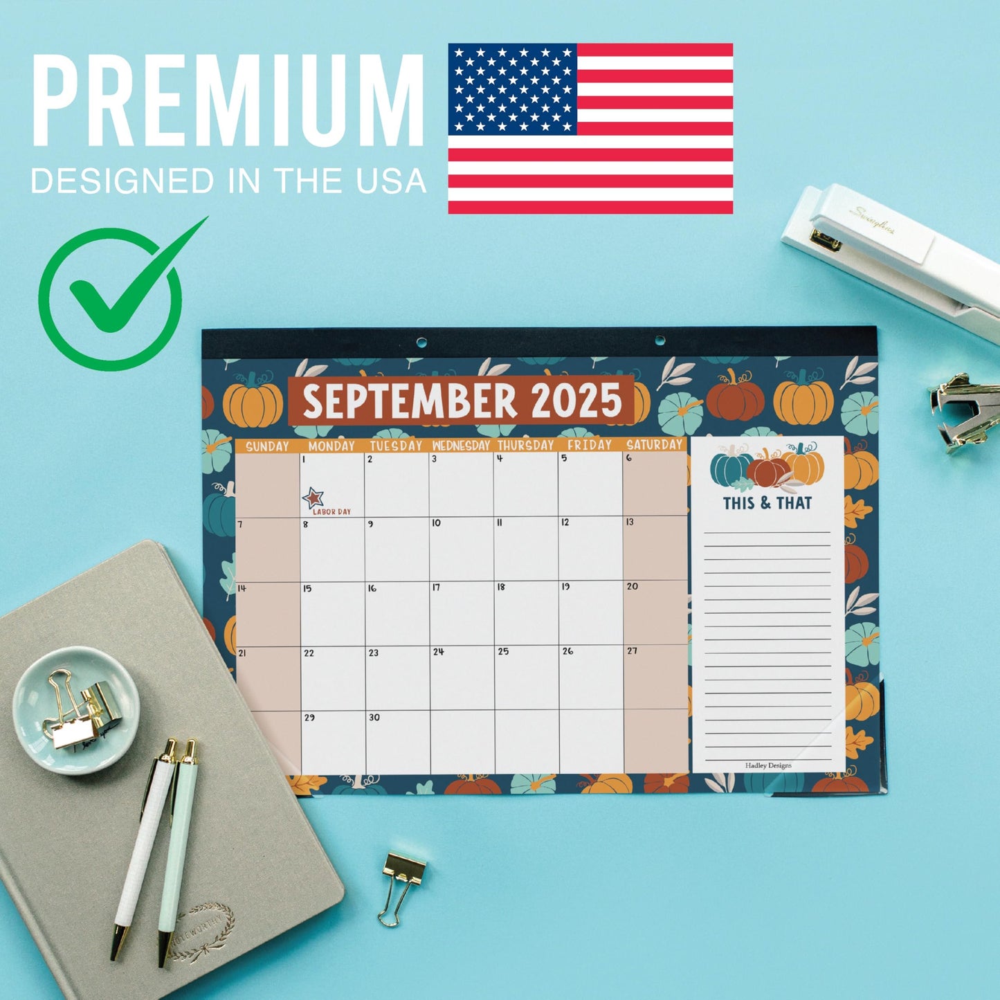 Doodle 2 Large Desk Calendar | 18-Month | 2025-2026 | Calendars & Planners