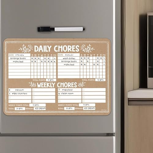 Multiple Kids Chore Chart | Magnetic | Charts & Posters