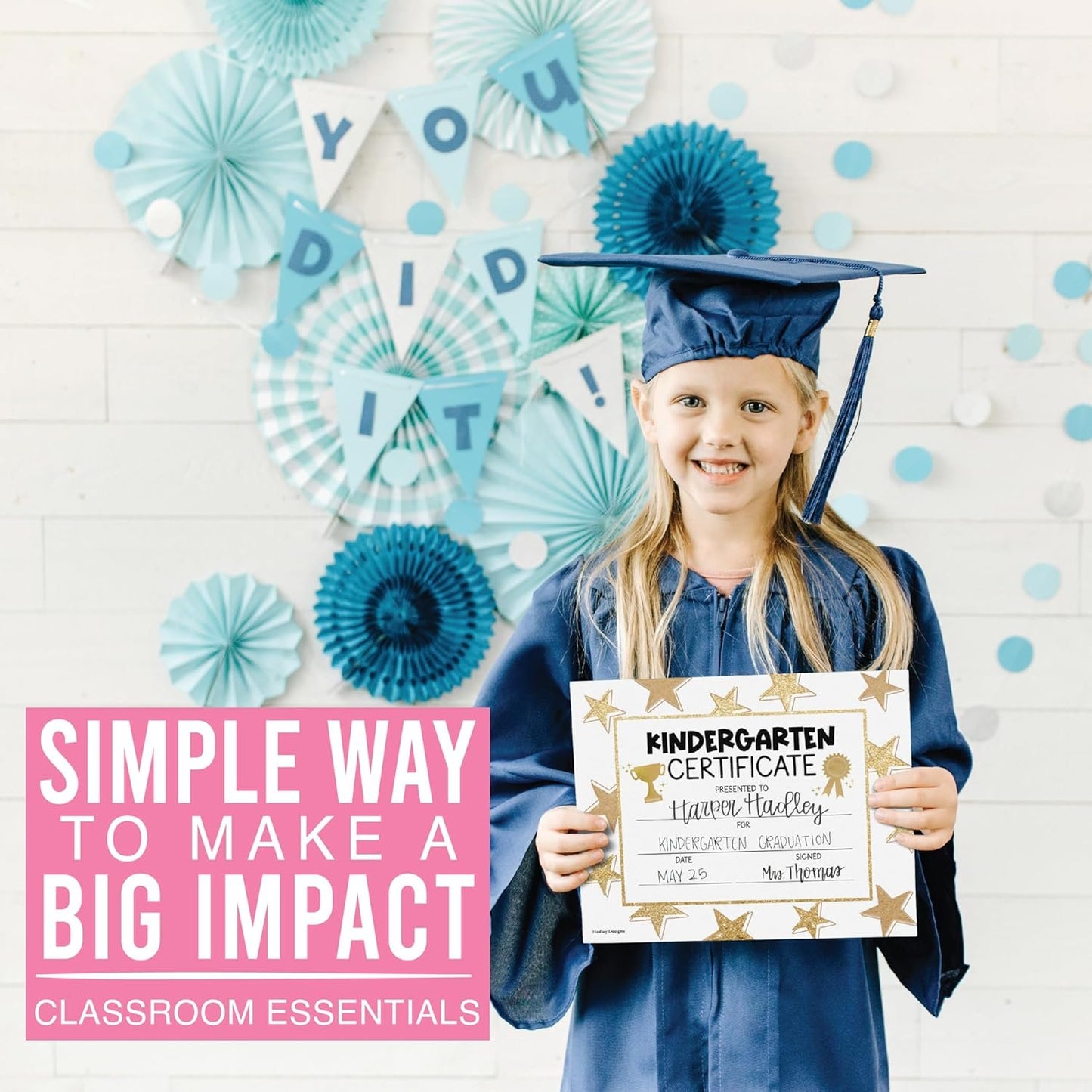 Kindergarten Certificate of Achievement | Set of 25 | Trophies & Awards