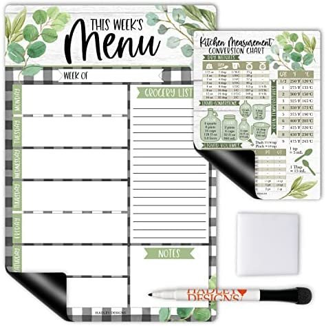 Farmhouse Magnetic Meal Planner | Weekly | Calendar & Planners