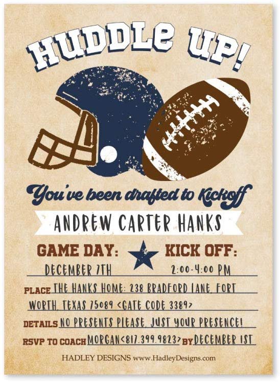 Boys Birthday Invitations | Set of 25 | Kid's Party