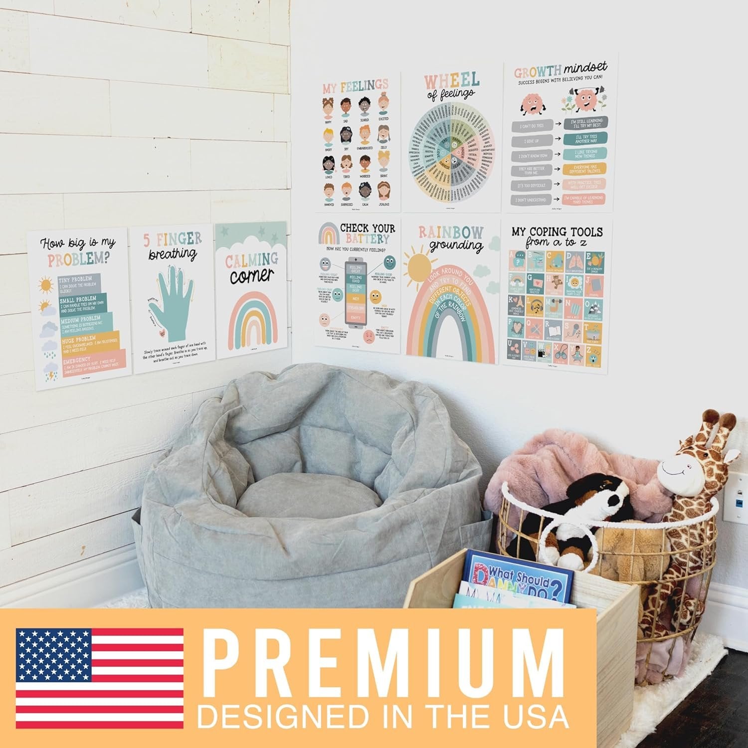 Calming Corner Posters | Set of 9 | Classroom Decor - SAMPLE