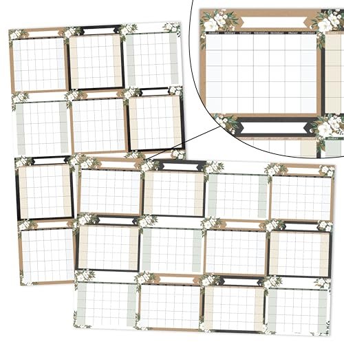 Magnolia Undated Yearly 12-Month Calendar | Dry Erase | Calendars & Planners