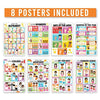 Colorful ASL Posters | Set of 8 | American Sign Language