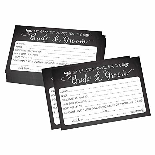 Wedding Advice Cards | Set of 50 | Wedding Supplies