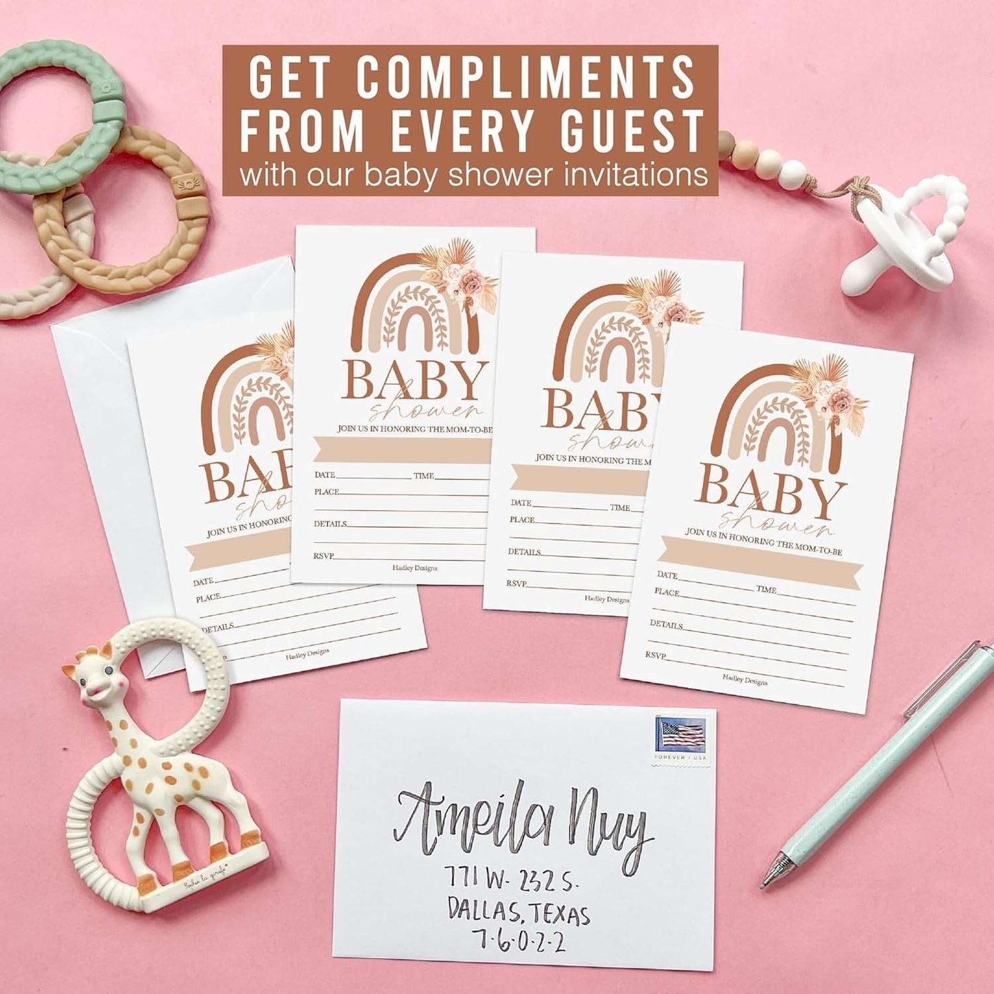 15 Boho Baby Shower Invitations For Girl - Baby Girl Baby Shower Invites For Girl Baby Shower Invitations, Baby Girl Shower Invitations, Invitations For Baby Shower Girl, Baby Invitations