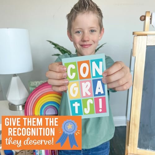 Folded Congratulations Cards | Set of 24 | Cards & Party | Envelopes Included