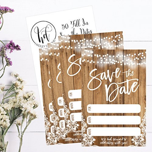 Save The Date Postcards | Set of 25 | Greeting Cards