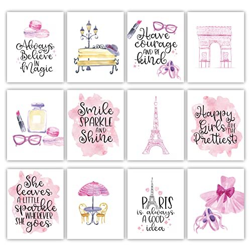 Paris Children's Wall Art | Set of 6 | Home Decor