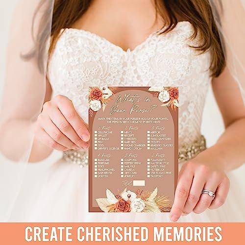 Would She Rather & What's in Your Purse Games | Set of 20 | Bridal Shower Games