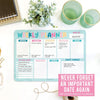 Colorful Fridge Weekly Calendar | Magnetic & Dry Erase | Calendars & Planners