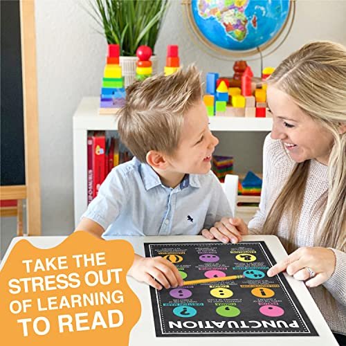 Colorful Chalk Sight Words Posters | Set of 8 | Educational Posters