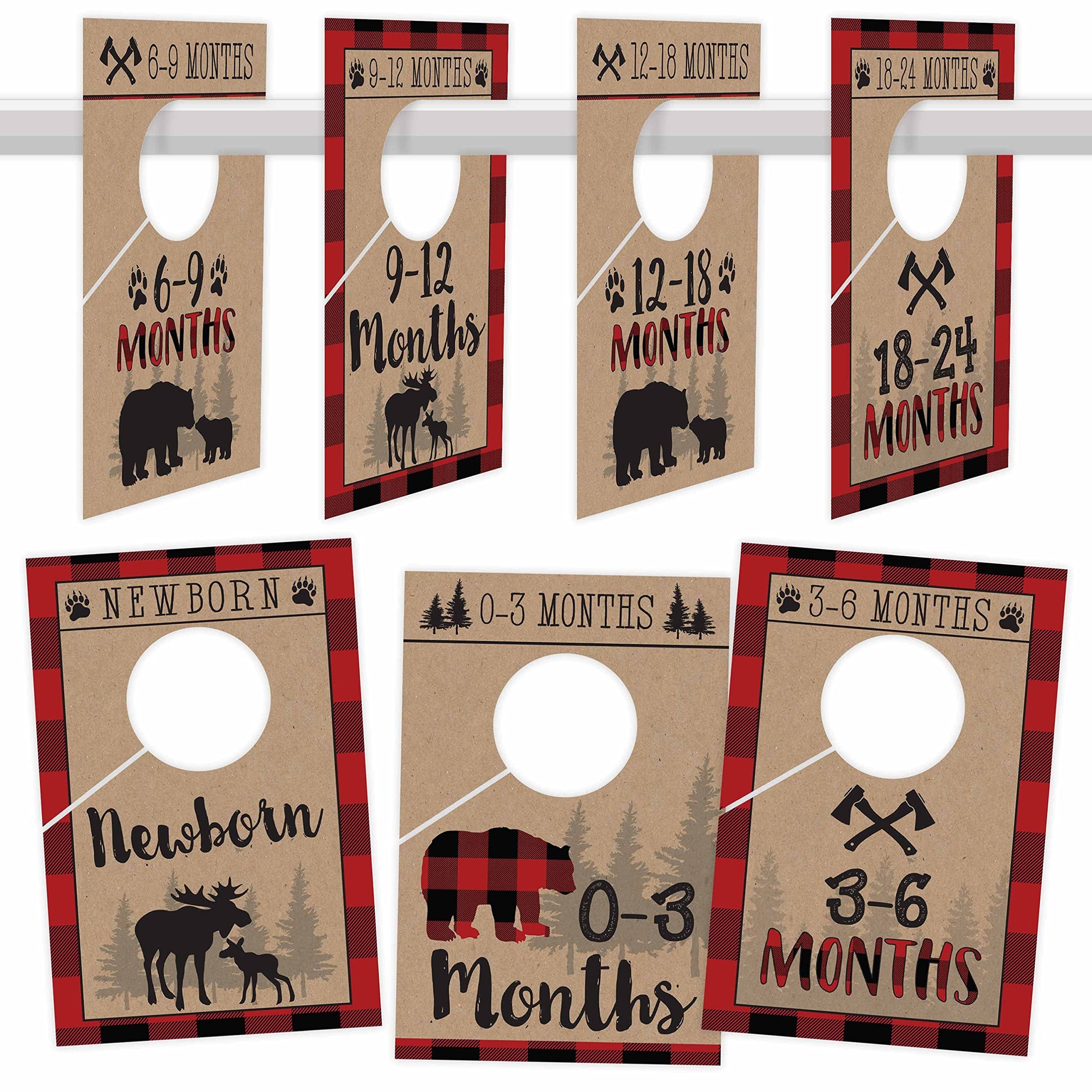Baby Closet Dividers | Set of 7 | Nursery Decor