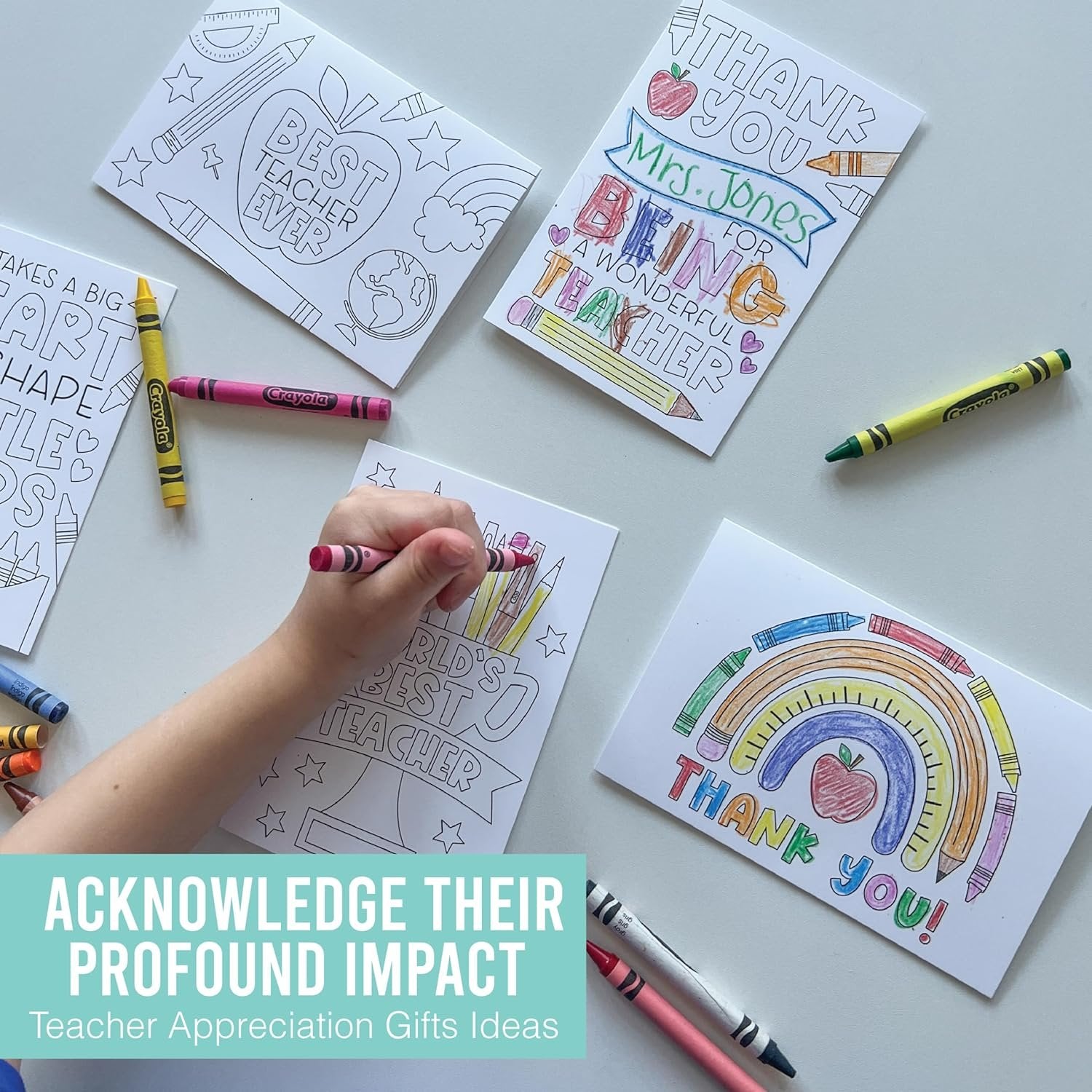 Teacher Thank You Cards | Set of 24 | 4" x 6"