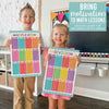 Colorful Large Multiplication & Divison Posters | Set of 2 | Educational Posters