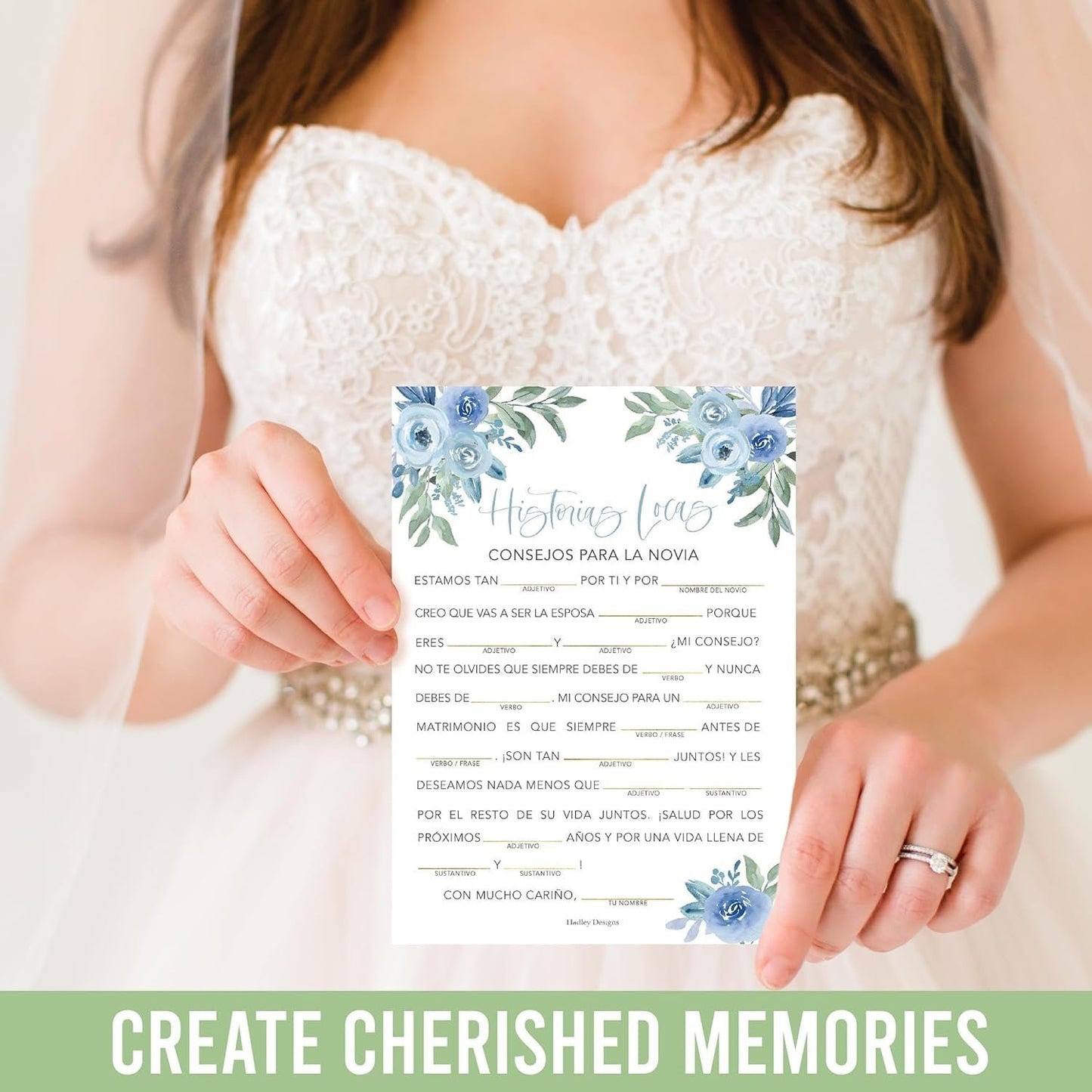 Mad Libs en español y Quién conoce mejor a la novia | Juego de 20 | Juegos para despedidas de soltera en español