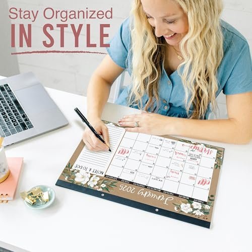 Magnolia Large Desk Calendar | 18-Month | 2025-2026 | Calendars & Planners