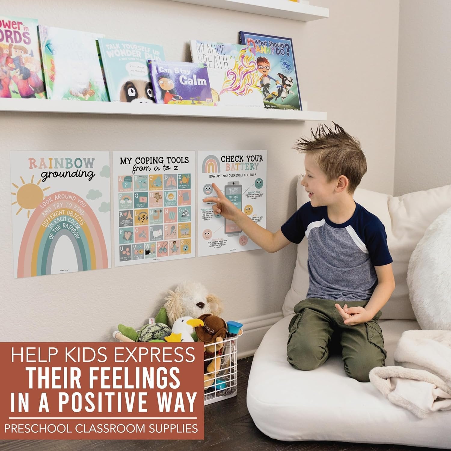 Calming Corner Posters | Set of 9 | Classroom Decor - SAMPLE