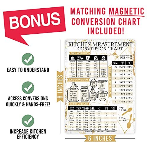 Gold Marbles Magnetic Meal Planner | Weekly | Calendar & Planners