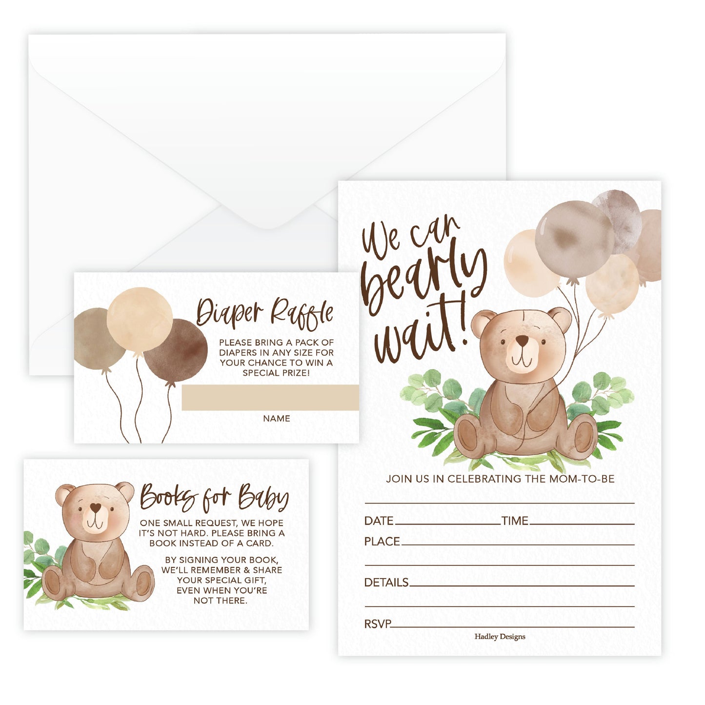 Invitation Bundles | Set of 15 | Baby Shower Supplies