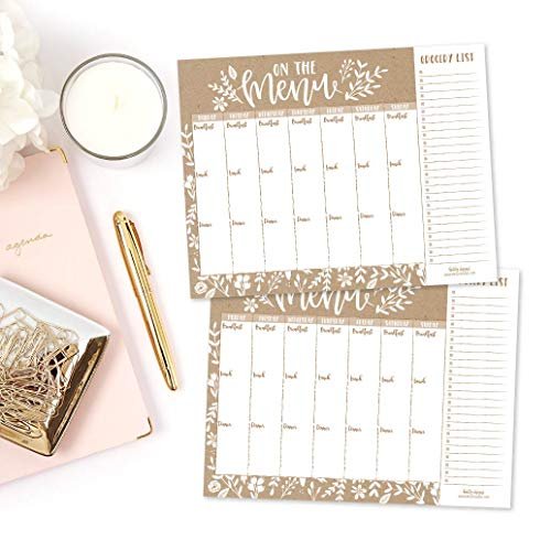 Meal Planners | 25 Sheets | Home Organization