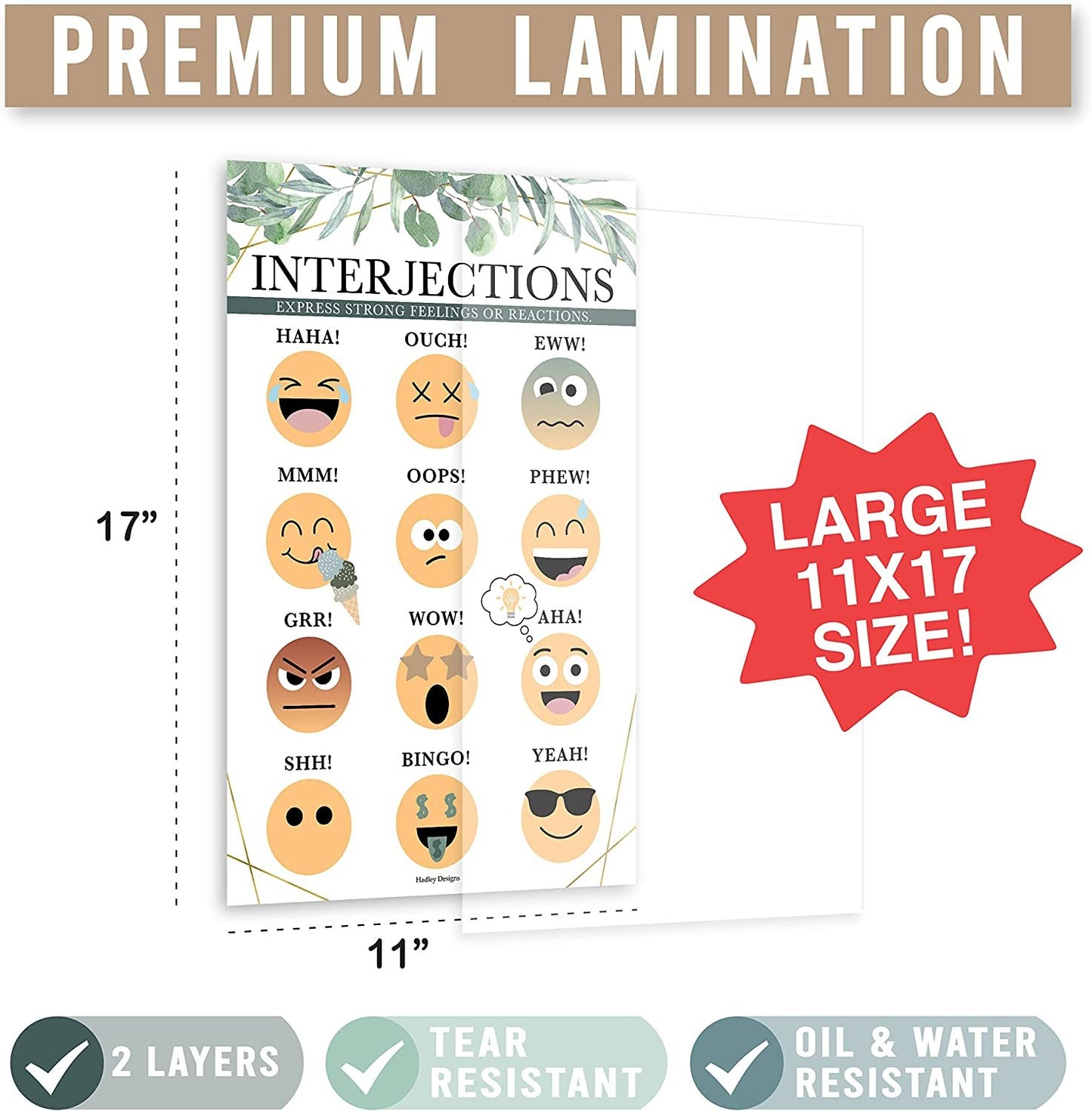 Parts of Speech Posters | Set of 12 | Educational Posters