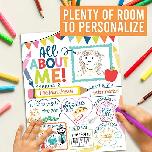 Colofrul All About Me Posters | Set of 20 | Educational Posters