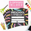 25 Colorful Preschool Graduation Certificates - Prek Diploma Certificate Of Achievement, Preschool Diploma Certificate For Kids, Preschool Certificate, Pre K Certificates, Prek Graduation Certificates