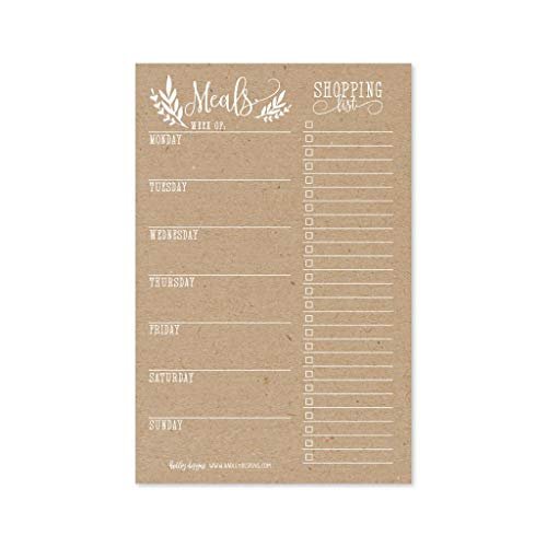 Meal Planners | 25 Sheets | Home Organization