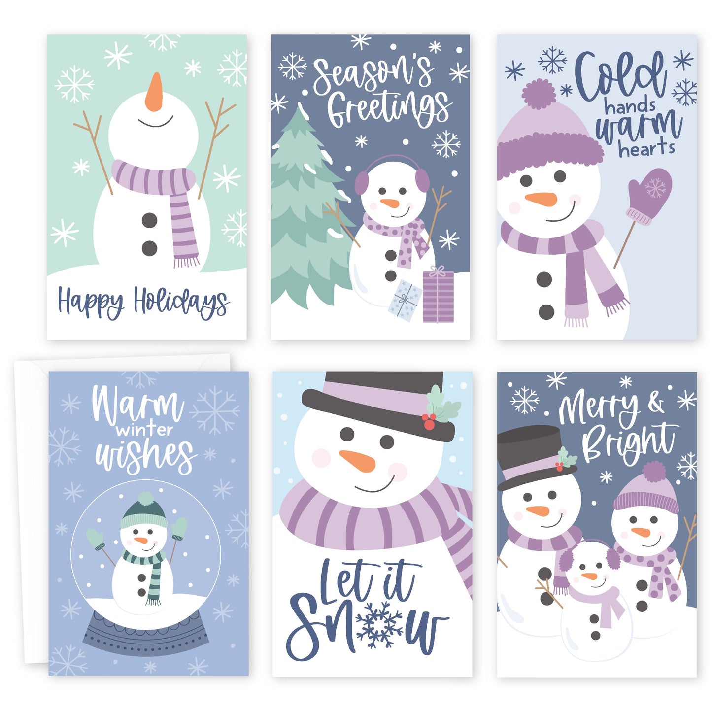 Winter Holiday Cards | Set of 24 | Cards & Party