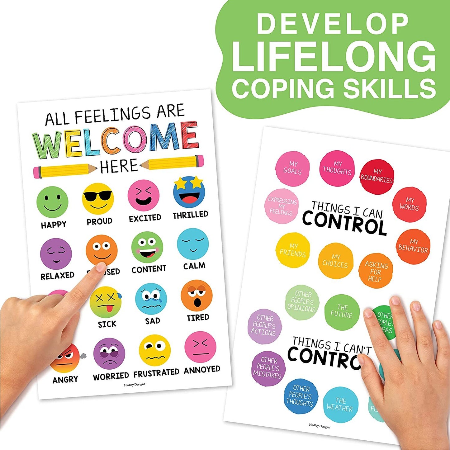 Feelings Posters | Set of 4 | Educational Posters