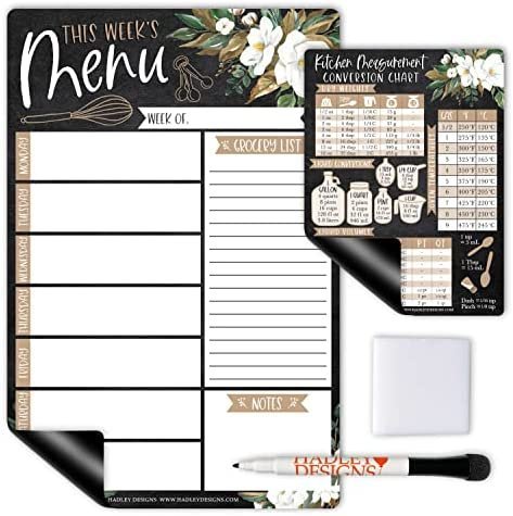 Magnolia Magnetic Meal Planner | Weekly | Calendar & Planners