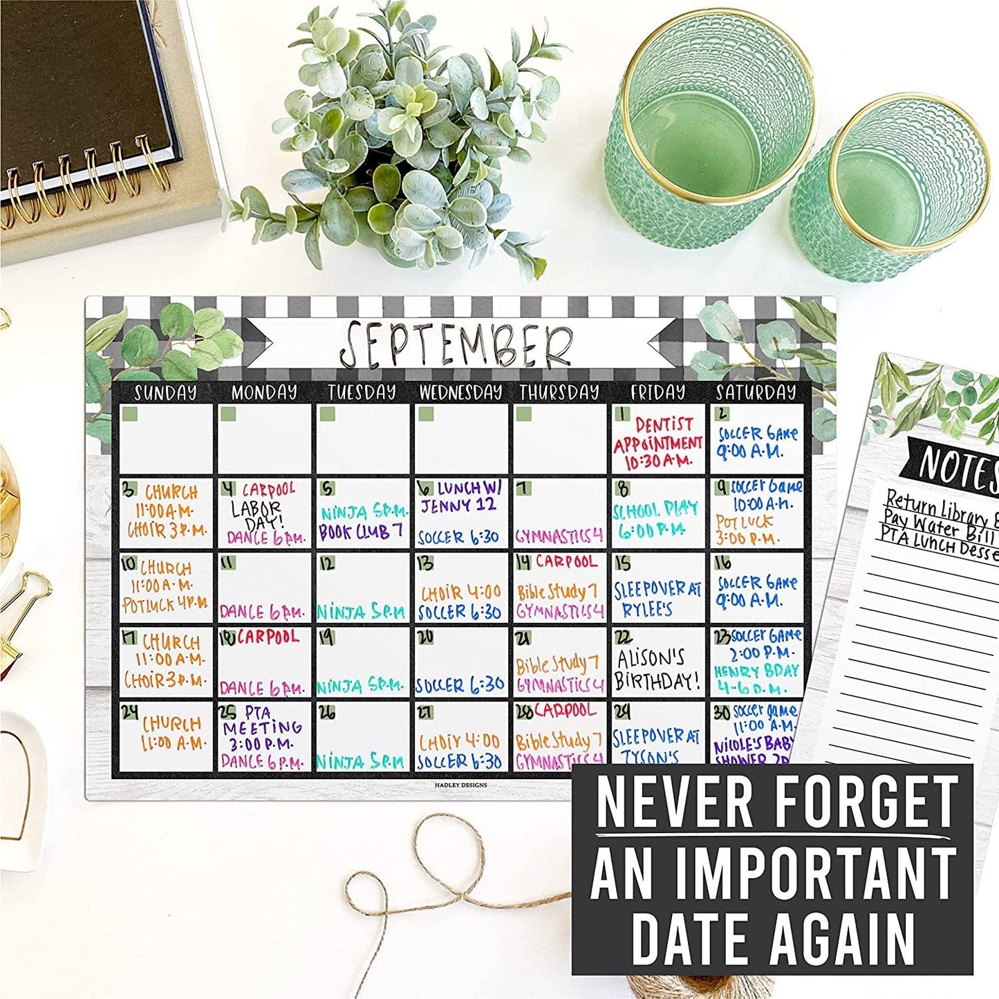 Farmhouse Magnetic Calendar | Dry-Erase | Calendars & Planners