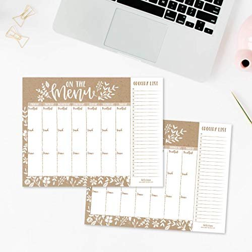 Meal Planners | 25 Sheets | Home Organization