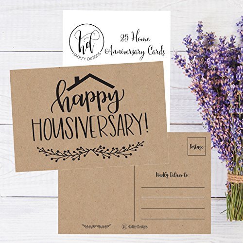 Home Anniversary Postcards | Set of 25 | Greeting Cards
