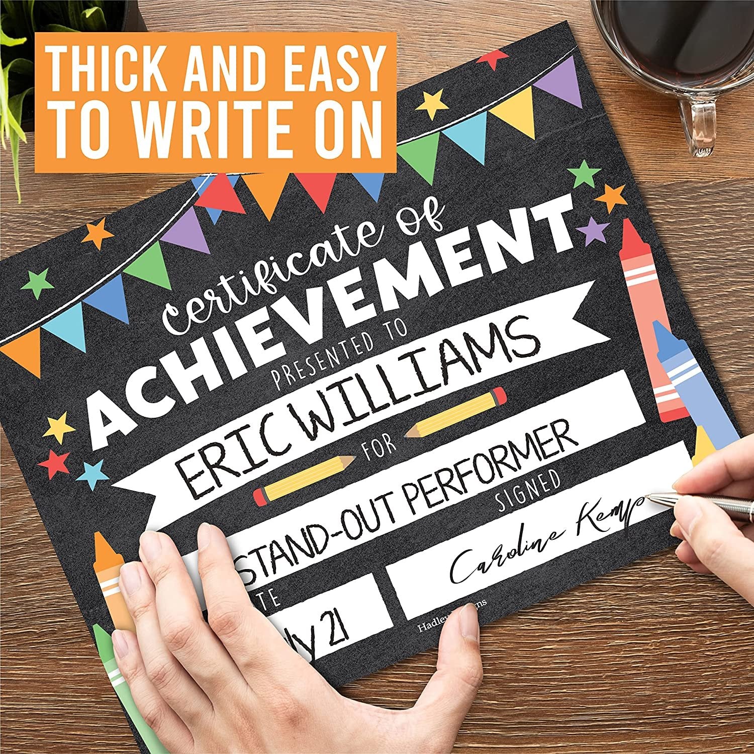 Kids Certificate of Achievement | Set of 25 | Trophies & Awards