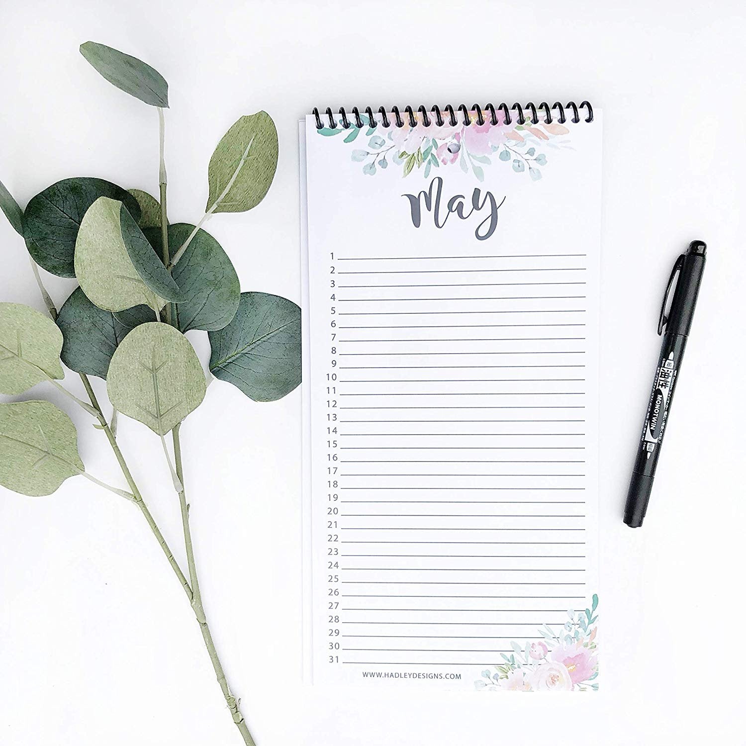 Perpetual Calendar | 12 Months | Home & Organization
